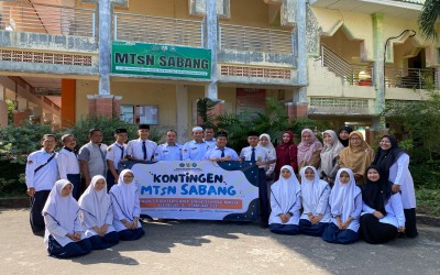10 SISWA MTsN SABANG MENGIKUTI FLASH CELESTIANCE DI MOSA