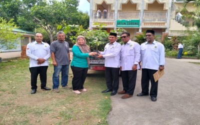 JUARA 1 ADIWIYATA, MTSN SABANG MENANAM 45 POHON